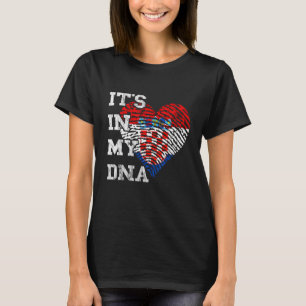 Kroatien Herzklopfen In meiner DNA sind kroatische T-Shirt