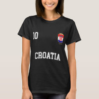 Kroatien Hoodie 10 Kroatische Flaggen-Fußballmanns