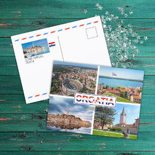 Kroatien Hrvatska Adria Istrien Postkarte