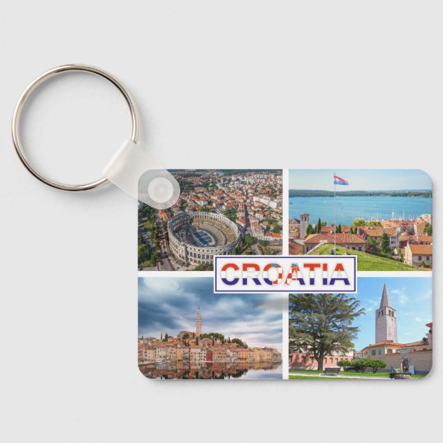 Kroatien | Hrvatska | Adria | Istrien Schlüsselanhänger (Rückseite)