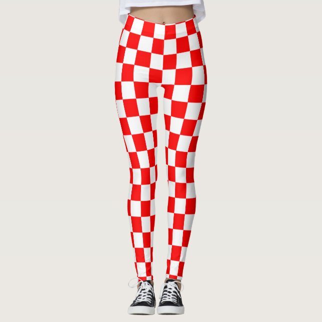Kroatien | Hrvatska | Checked  Leggings (Vorderseite)
