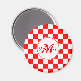 Kroatien | Hrvatska | Monogramm Prüfname Magnet