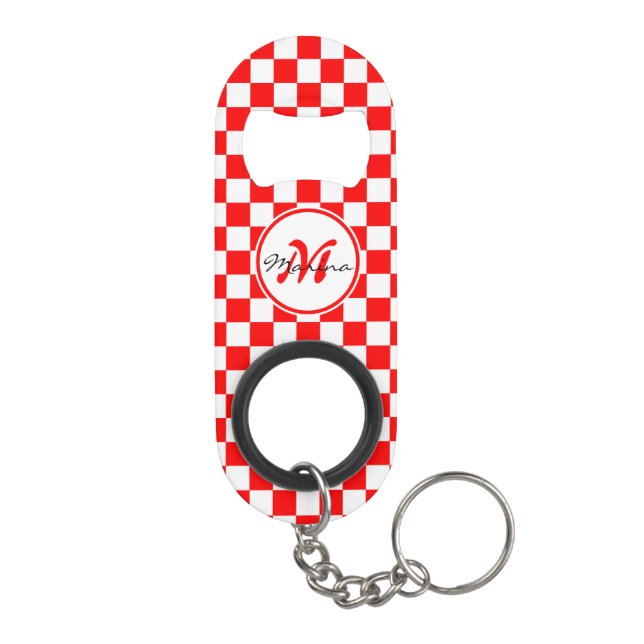 Kroatien | Hrvatska | Name Monogram Mini Flaschenöffner (Rückseite)