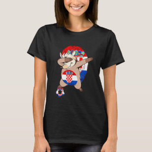 Kroatien Hrvatska Soccer Team Kroatien Flaggenanga T-Shirt