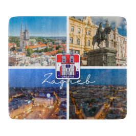 Kroatien | Hrvatska | Zagreb | Hauptstadt Kroatien Schneidebrett