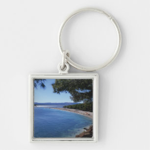 Kroatien, Insel Brac, Bol, Golden Cape Beach 2 Schlüsselanhänger