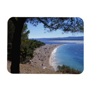Kroatien, Insel Brac, Bol, Golden Cape Beach Magnet