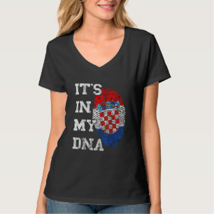 Kroatien ist in meiner DNA Thumb Mark Hrvatska Kro T-Shirt