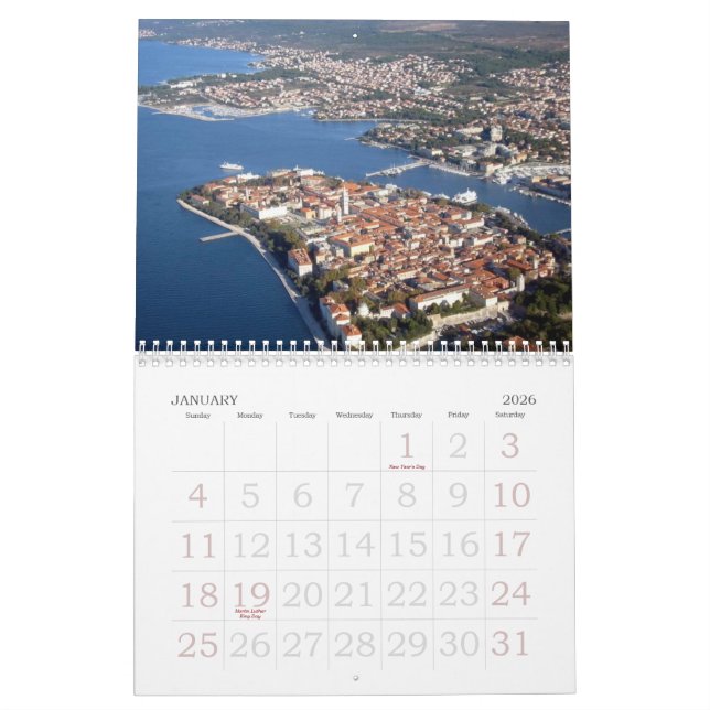 Kroatien Kalender (Jan 2026)