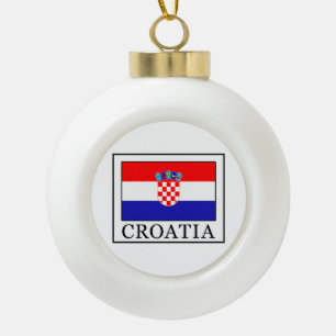 Kroatien Keramik Kugel-Ornament
