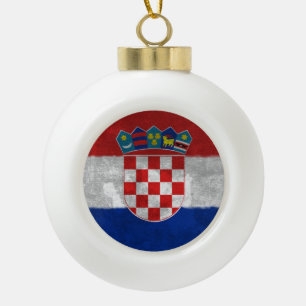 Kroatien Keramik Kugel-Ornament