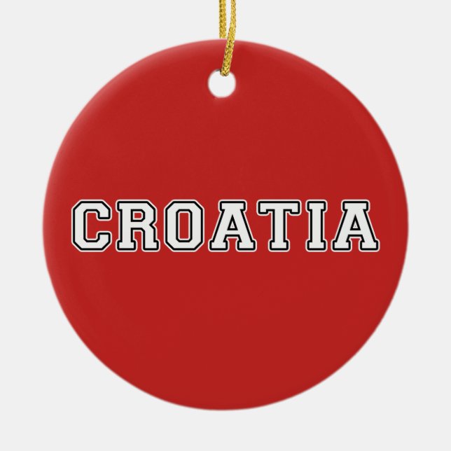 Kroatien Keramikornament (Vorne)