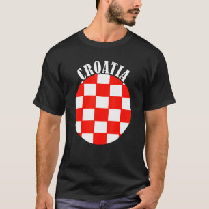 Kroatien Kroatische Flagge Kroatischer Stolz Kroat T-Shirt