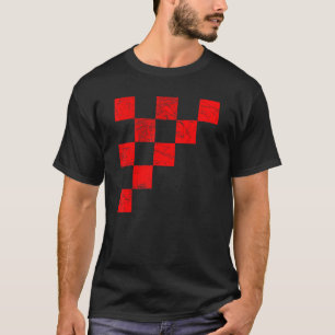 Kroatien Kroatische Kroatische Flagge Zagreb Dubro T-Shirt