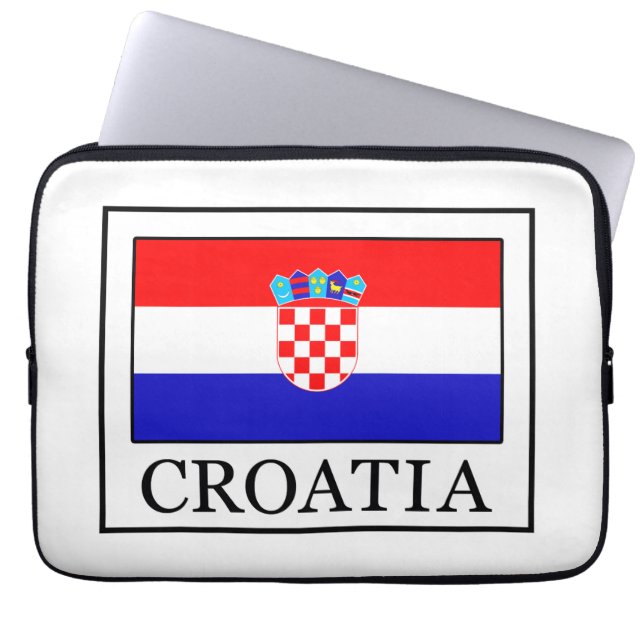 Kroatien Laptopschutzhülle (Vorderseite)