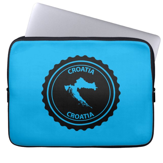 Kroatien Laptopschutzhülle (Vorderseite)