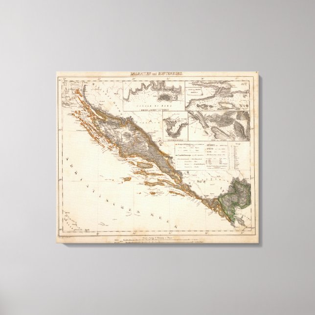 Kroatien Leinwanddruck (Vorderseite)