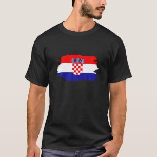 Kroatien lieben Flag Patriotische Kroatische Sport T-Shirt