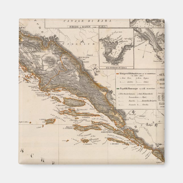 Kroatien Magnet (Vorne)