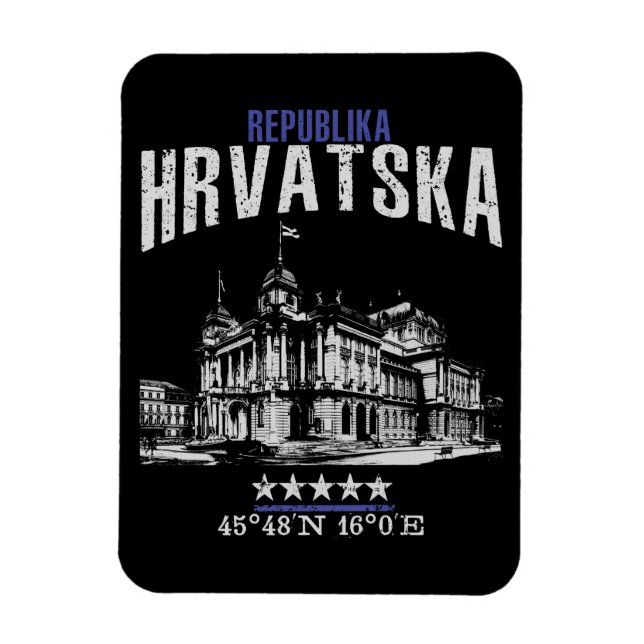 Kroatien Magnet (Vertikal)