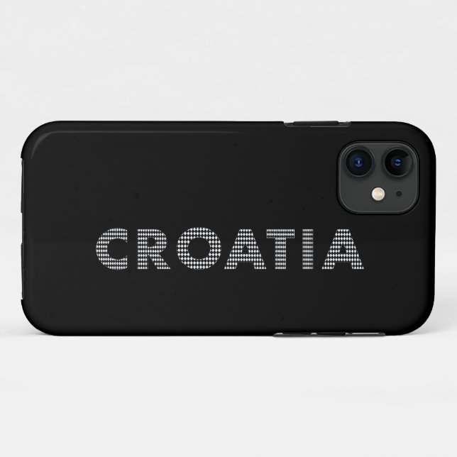Kroatien - mit Liebe Case-Mate iPhone Hülle (Rückseite (Horizontal))