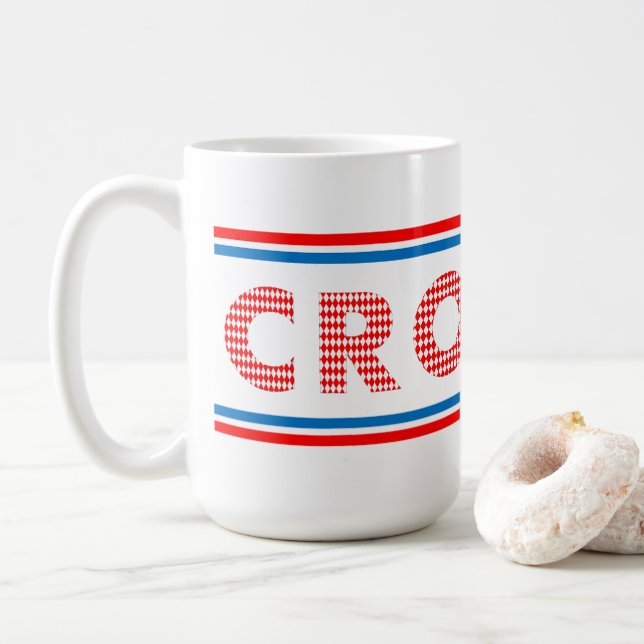 Kroatien - mit Liebe Kaffeetasse (Mit Donut)