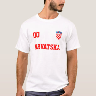 Kroatien Name&Number Soccer Football Jersey T-Shirt