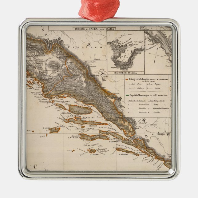 Kroatien Ornament Aus Metall (Vorne)