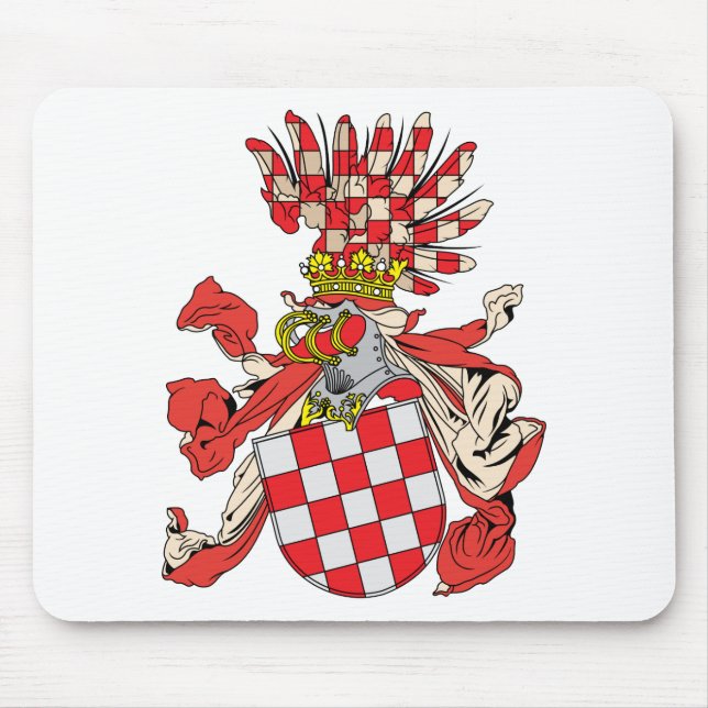 Kroatien, Österreich Mousepad (Vorne)