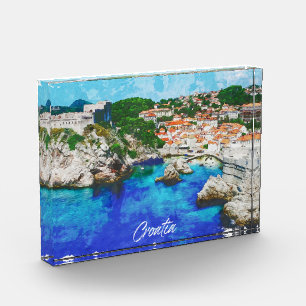 Kroatien Panoramaaussicht Fotoblock