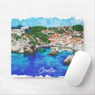 Kroatien Panoramaaussicht Mousepad