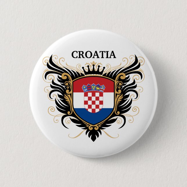 Kroatien [personifizieren Sie] Button (Vorderseite)