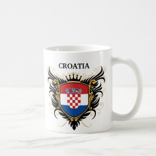 Kroatien [personifizieren Sie] Kaffeetasse