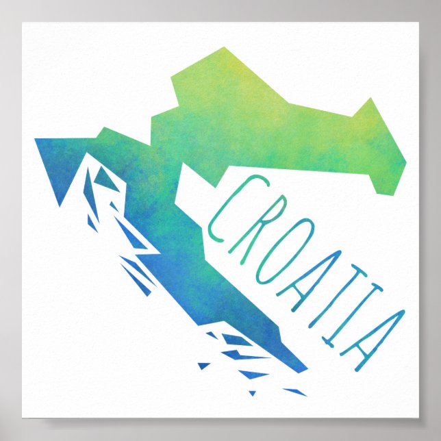 Kroatien Poster (Vorne)