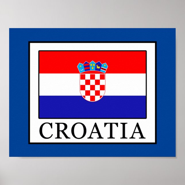 Kroatien Poster (Vorne)