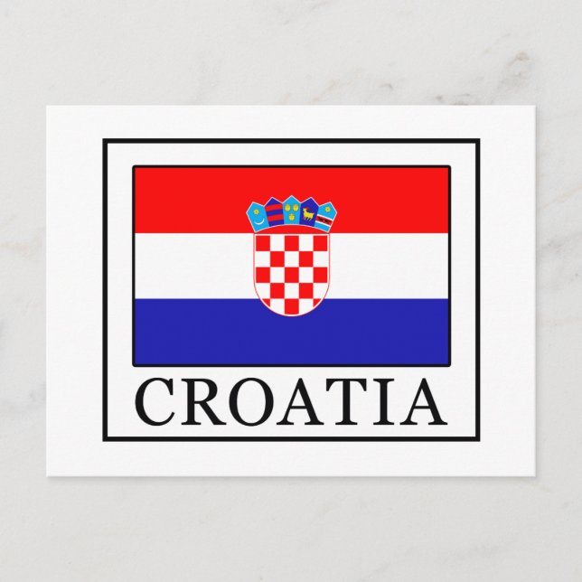 Kroatien Postkarte (Vorderseite)
