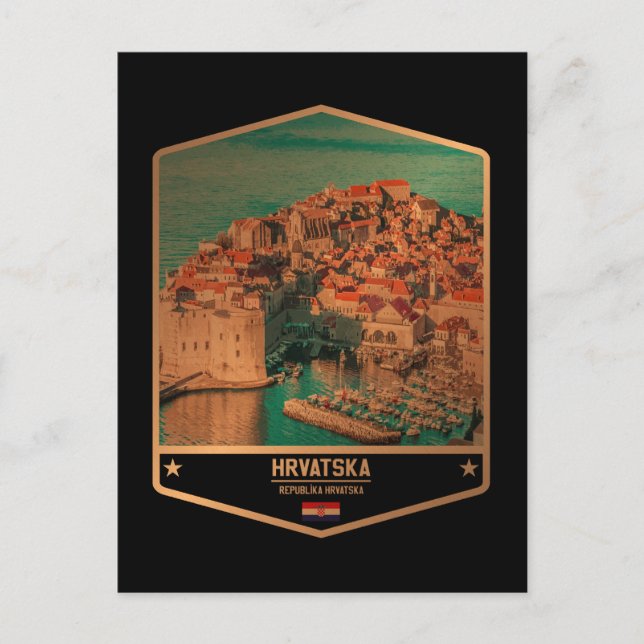 Kroatien Postkarte (Vorderseite)