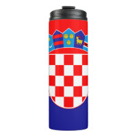 Kroatien Reisen Mug, patriotische kroatische Flagg