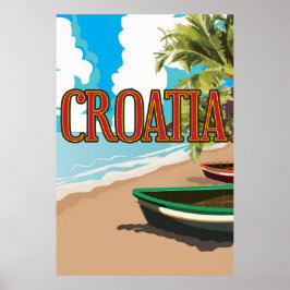 KROATIEN Reiseplakat Poster
