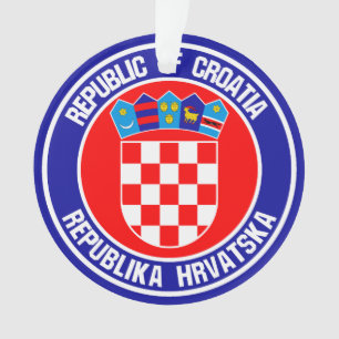 Kroatien Runde Emblem Ornament