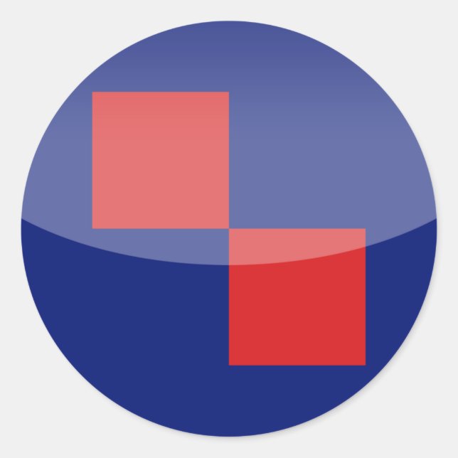 Kroatien Runder Aufkleber (Vorderseite)