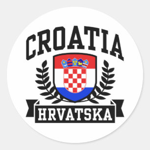 Kroatien Runder Aufkleber