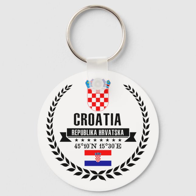 Kroatien Schlüsselanhänger (Vorderseite)