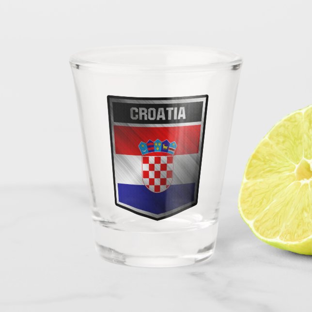 Kroatien Schnapsglas (Vorderseite)