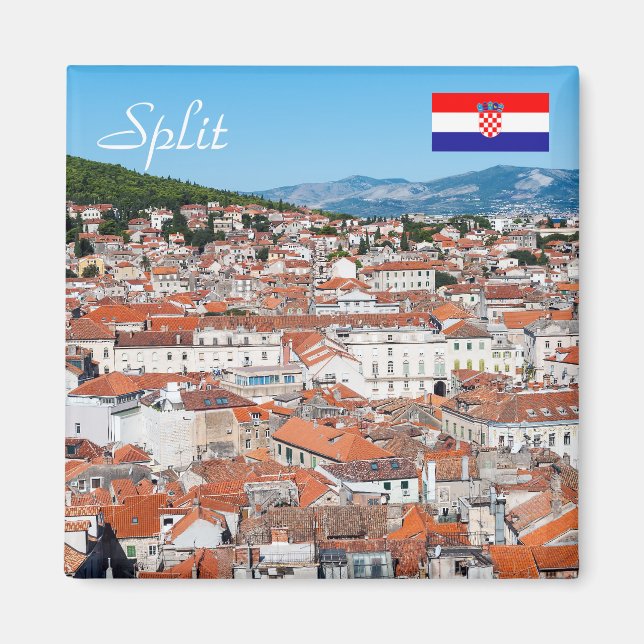 Kroatien - Stadt Split Magnet (Vorne)