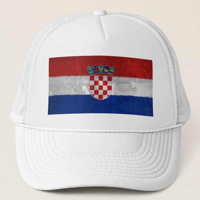 Kroatien Truckerkappe (Vorderseite)