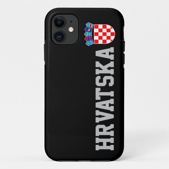 Kroatien Wappen Case-Mate iPhone Case (Rückseite)