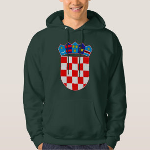 Kroatien-Wappen Hoodie Kroatische Herkunft