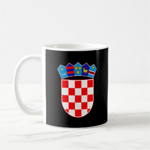 Kroatien Wappen Kaffeetasse