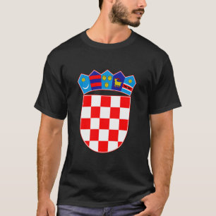 Kroatien-Wappen T-Shirt Kroatische Herkunft
